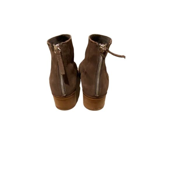 Steve Madden Legally Brown Suede Booties - Picture 6 of 8